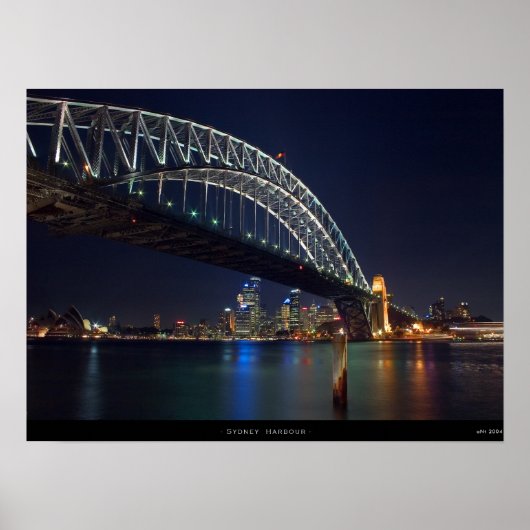 Sydney Harbor Bridge Poster (Voorkant)