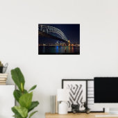 Sydney Harbor Bridge Poster (Thuiskantoor)