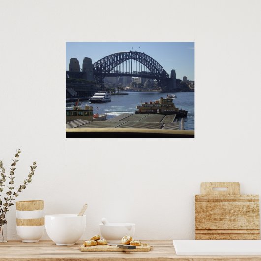 Sydney Harbor Bridge Poster (Keuken)