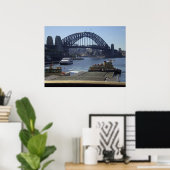 Sydney Harbor Bridge Poster (Thuiskantoor)