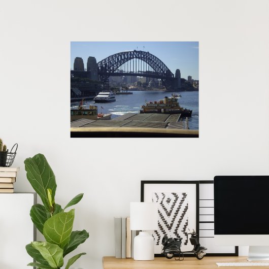 Sydney Harbor Bridge Poster (Thuiskantoor)