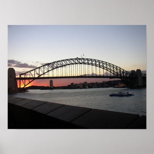 Sydney Harbor Bridge Poster (Voorkant)