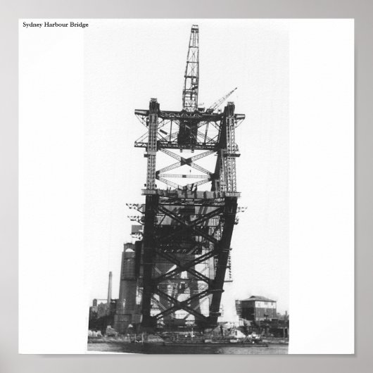 Sydney Harbor Bridge Poster (Voorkant)