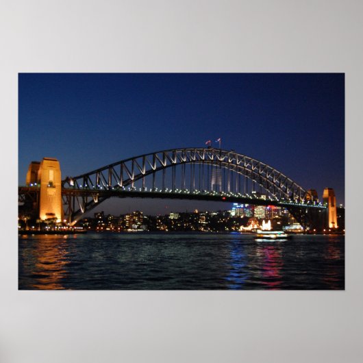 Sydney Harbor Bridge Poster (Voorkant)