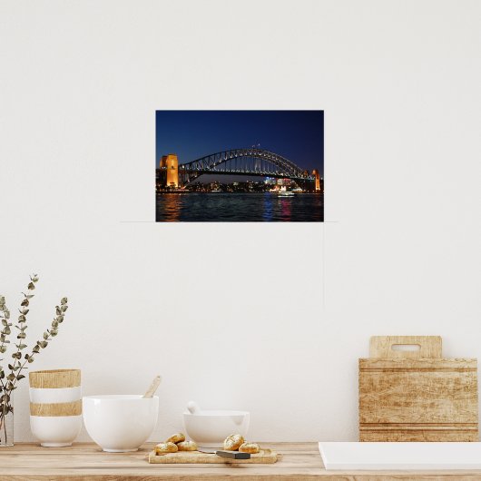 Sydney Harbor Bridge Poster (Keuken)