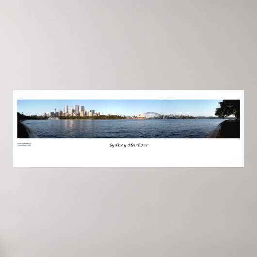 Sydney Harbor Panorama Poster (Voorkant)