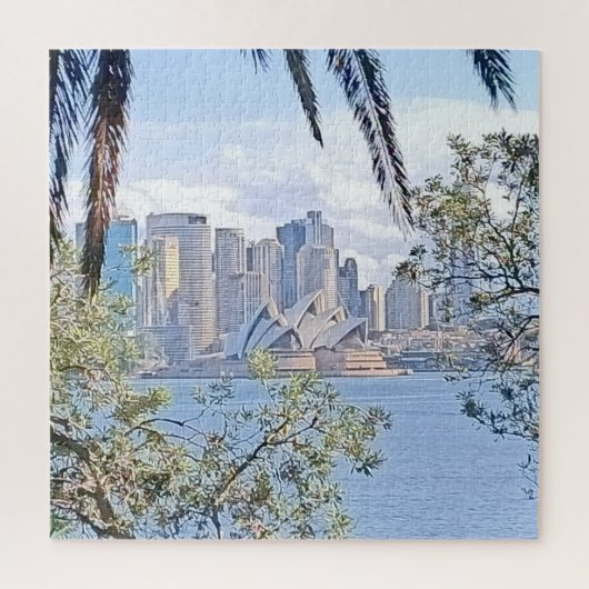 Sydney Harbor  Skyline Legpuzzel (Verticaal)