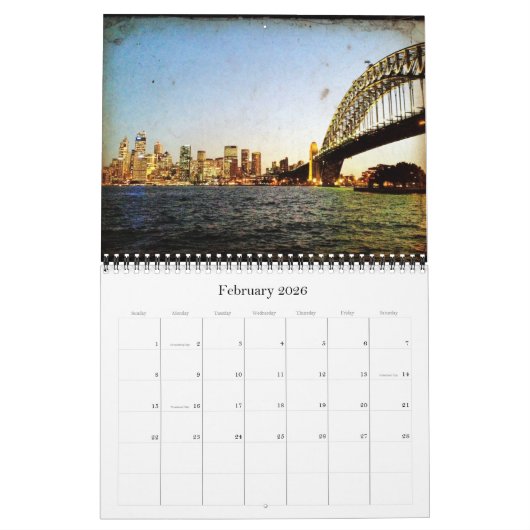 Sydney Harbour 2025 Kalender (Feb 2026)