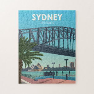 Sydney Harbour Australia Vintage Travel Legpuzzel