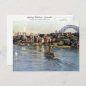 Sydney Harbour Australië Briefkaart (Voorkant / Achterkant)