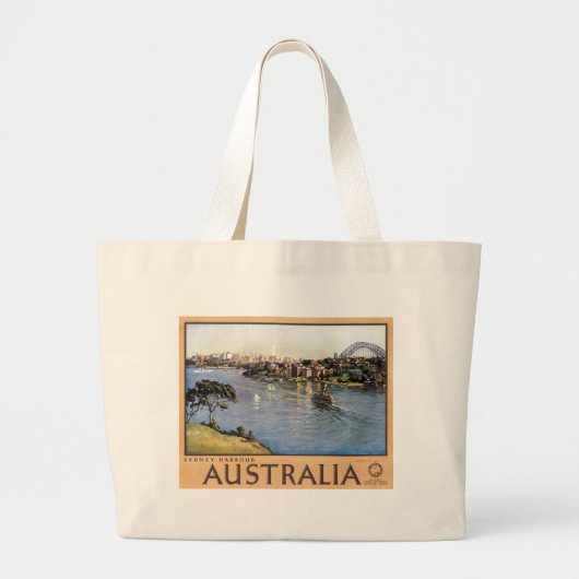 Sydney Harbour, Australië Grote Tote Bag (Voorkant)