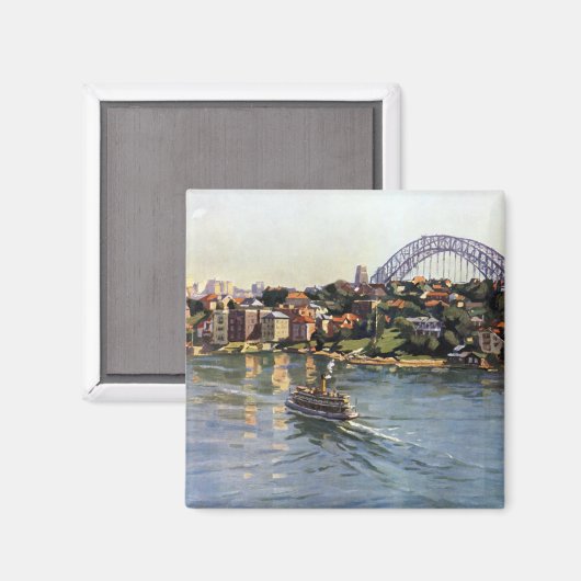 Sydney Harbour Australië Magneet (Voorkant / Achterkant)