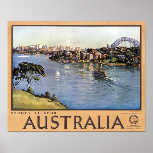 Sydney Harbour, Australië Poster (Voorkant)