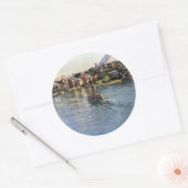 Sydney Harbour, Australië Ronde Sticker (Envelop)