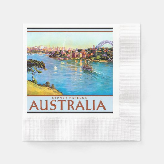 Sydney Harbour Australië Servet (Voorkant)