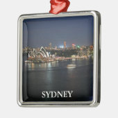 Sydney Harbour bij Circular Quay Metalen Ornament (Links)