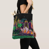 Sydney Harbour Black Sky van Sequin Dreams Studio Tote Bag (Dichtbij)