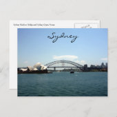 sydney harbour blauw briefkaart (Voorkant / Achterkant)
