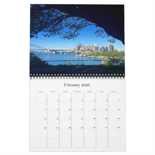 Sydney Harbour Bridge 2026 Kalender (Feb 2026)