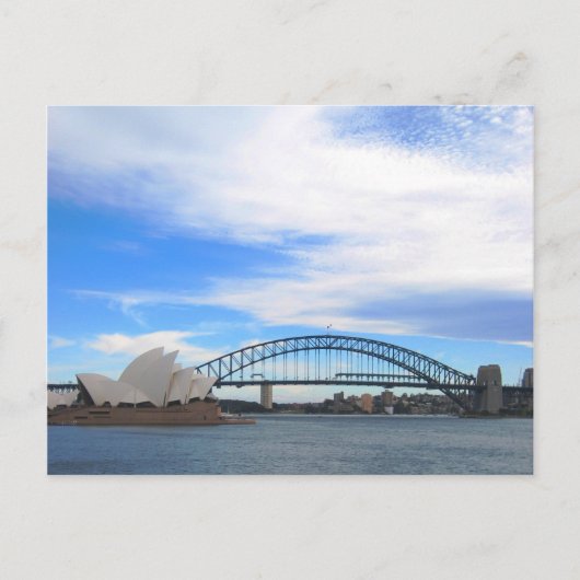 Sydney Harbour Bridge and Opera House Briefkaart (Voorkant)