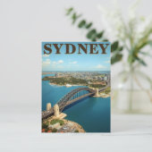 Sydney Harbour Bridge Australia Briefkaart (Staand voorkant)