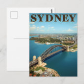Sydney Harbour Bridge Australia Briefkaart (Voorkant / Achterkant)
