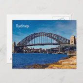 Sydney Harbour Bridge Australia Postcard Briefkaart (Voorkant / Achterkant)