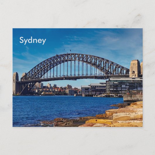 Sydney Harbour Bridge Australia Postcard Briefkaart (Voorkant)