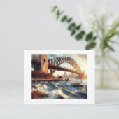 Sydney Harbour Bridge Australië Briefkaart (Staand voorkant)