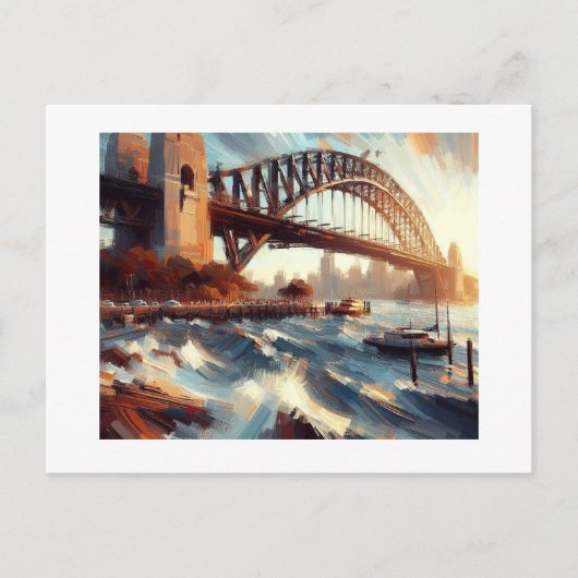 Sydney Harbour Bridge Australië Briefkaart (Voorkant)