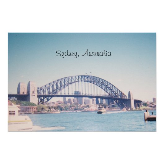 Sydney Harbour Bridge, Australië Perfect Poster (Voorkant)