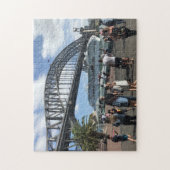 Sydney Harbour Bridge & cruiseschip | Australië Legpuzzel (Verticaal)