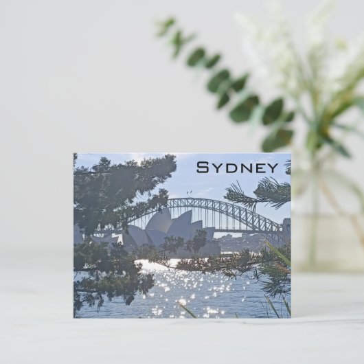 Sydney Harbour Bridge en Opera House Briefkaart (Staand voorkant)