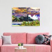 Sydney Harbour Bridge en Opera House Canvas Afdruk (Insitu (Woonkamer))