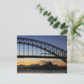 Sydney Harbour Bridge en Sydney Opera House op 2 Briefkaart (Staand voorkant)