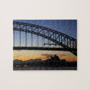 Sydney Harbour Bridge en Sydney Opera House op 2 Legpuzzel