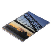 Sydney Harbour Bridge en Sydney Opera House op 2 Notitieboek (Linkerzijde)