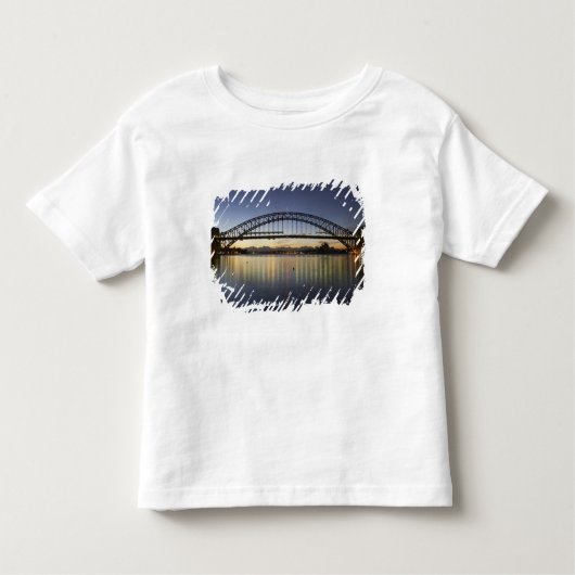 Sydney Harbour Bridge en Sydney Opera House op Kinder Shirts (Voorkant)