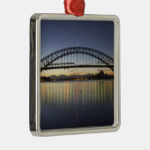 Sydney Harbour Bridge en Sydney Opera House op Metalen Ornament (Rechts)