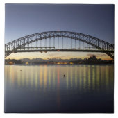 Sydney Harbour Bridge en Sydney Opera House op Tegeltje (Voorkant)