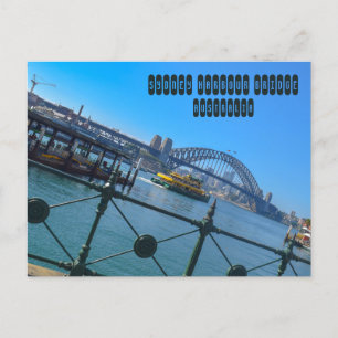 Sydney Harbour Bridge in Sydney Australië Briefkaart