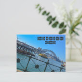 Sydney Harbour Bridge in Sydney Australië Briefkaart (Staand voorkant)
