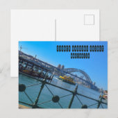Sydney Harbour Bridge in Sydney Australië Briefkaart (Voorkant / Achterkant)