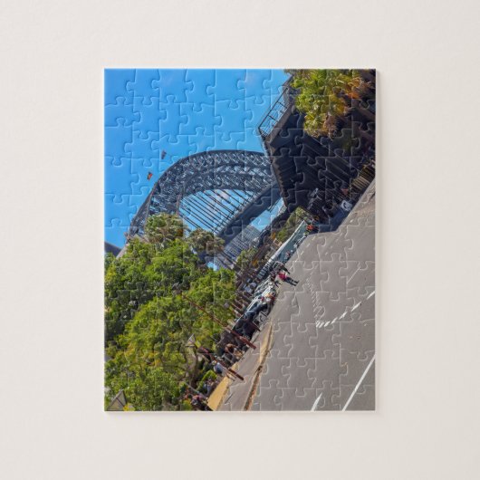 Sydney Harbour Bridge in Sydney Australië Legpuzzel (Verticaal)