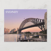Sydney Harbour Bridge, Landmark Australië Briefkaart (Voorkant)