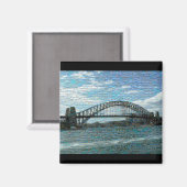 Sydney Harbour Bridge magneet (mozaïek) (Voorkant / Achterkant)
