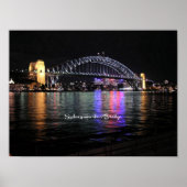 Sydney Harbour Bridge, met de aanduiding Poster (Voorkant)