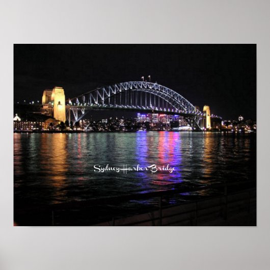 Sydney Harbour Bridge, met de aanduiding Poster (Voorkant)