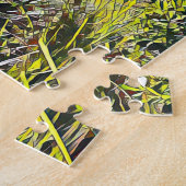 Sydney Harbour Bridge met inheemse planten Legpuzzel (Zijkant)