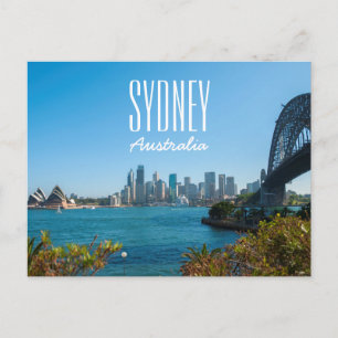 Sydney Harbour Bridge & Opera House Skyline Briefkaart